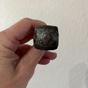 NEVER USED! PAIR of Hammered Metal Cabinet Knobs